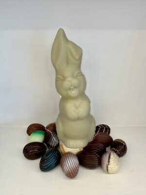 Paashaas Wit & 150gr eitjes